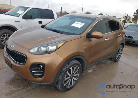 2017 Kia Sportage Ex из США, поврежденный, VIN KNDPNCAC7H7099980
